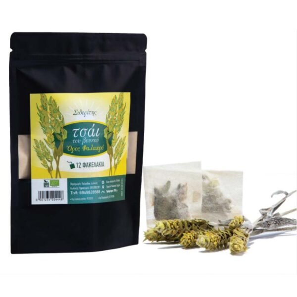 Biological Mountain Tea –ν Olympia variety – Sideritis scardica 12 immersing tea bags package